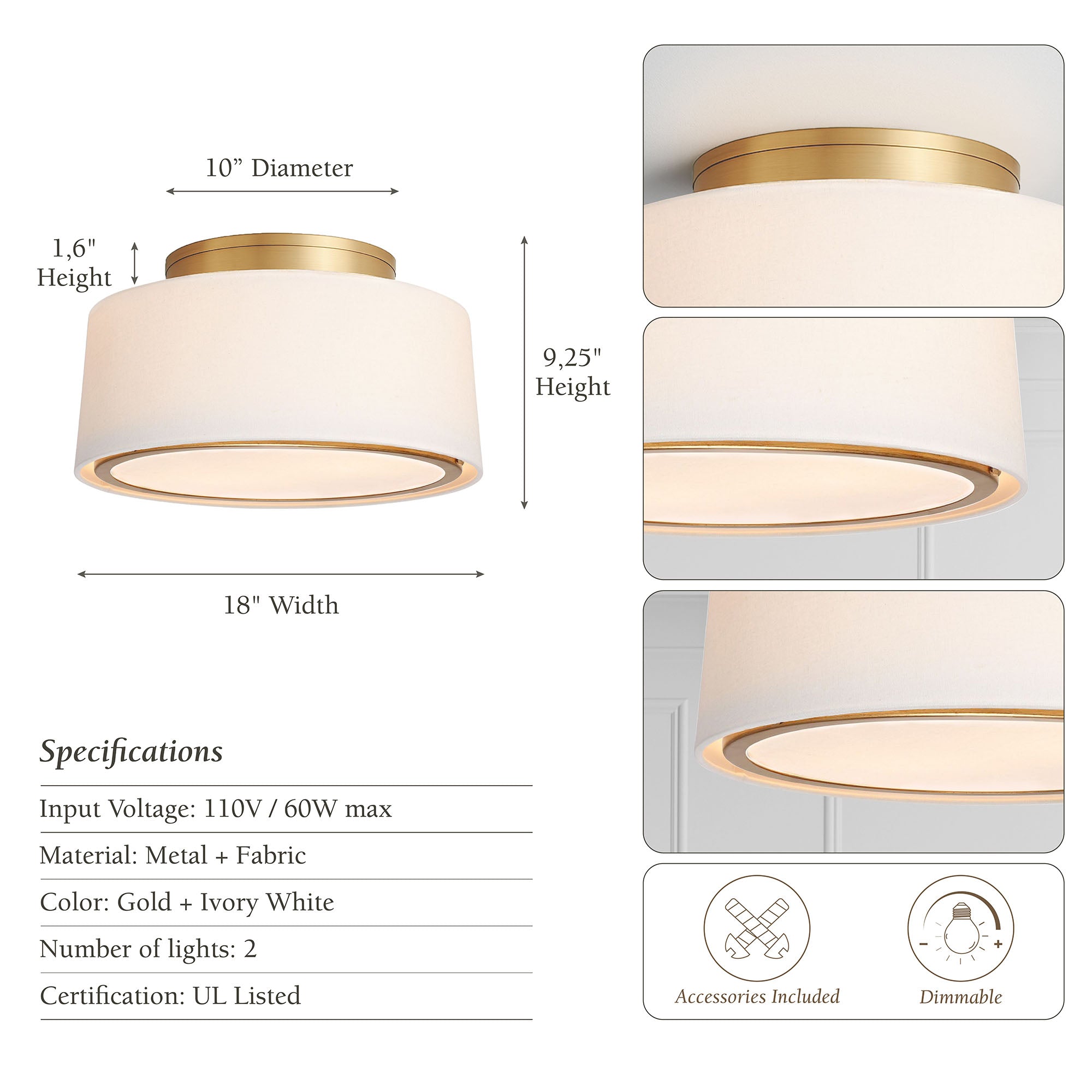 Haven Flush Mount