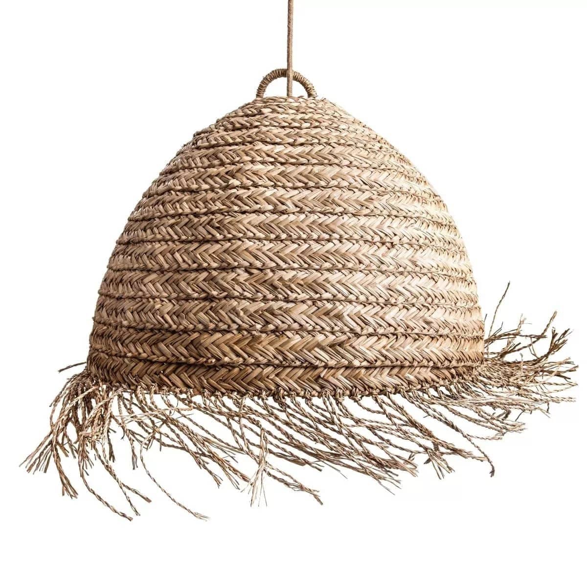 selene seagrass pendant light