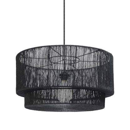 Twilight Lace rattan pendant light