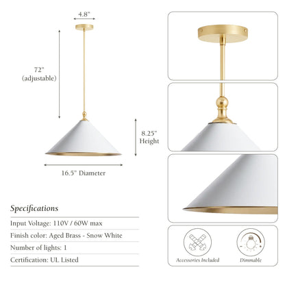 Giza Cone Pendant Light