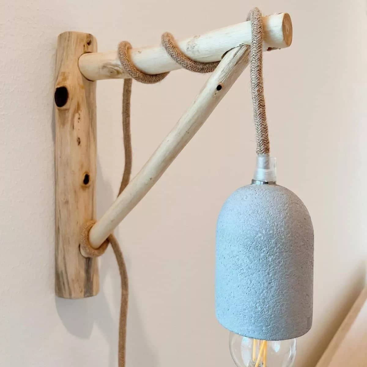 muuto concrete wall lamp plug in