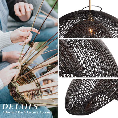 Outdoor Lucian Rattan Pendant Light