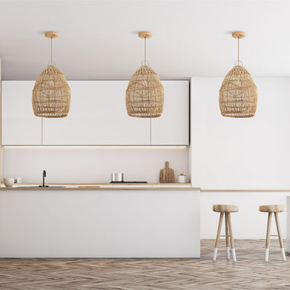 Perio Rattan Pendant Light