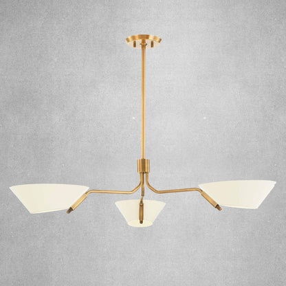 Fractal Gold Pendant Light