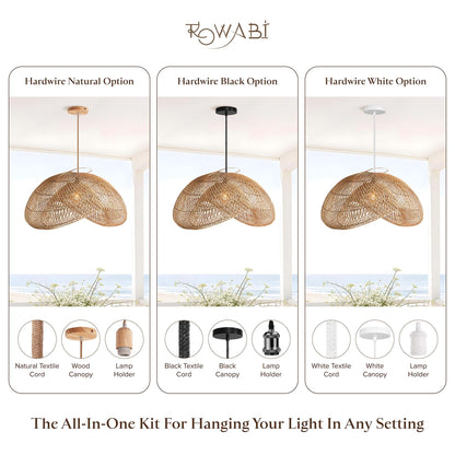 Outdoor Sepherina Rattan Pendant Light